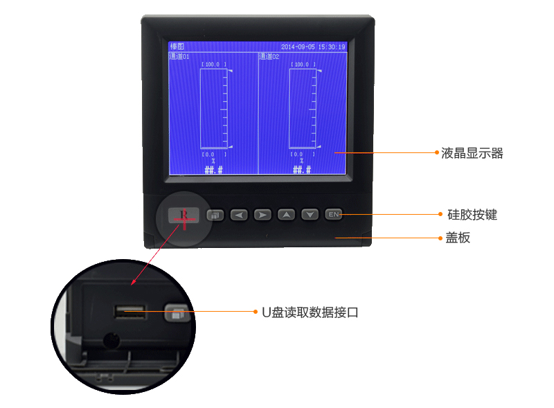 MIK-R4000D記錄儀外觀 MIK-R4000D記錄儀外觀